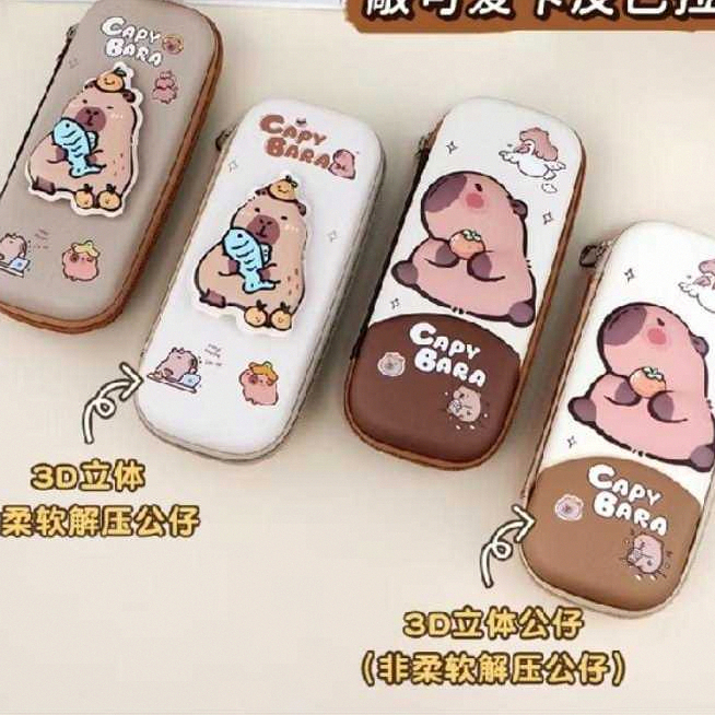 

Kotak Pensil Anak capybara & Sanrio Sekolah 3D IMPORT | Bisa COD