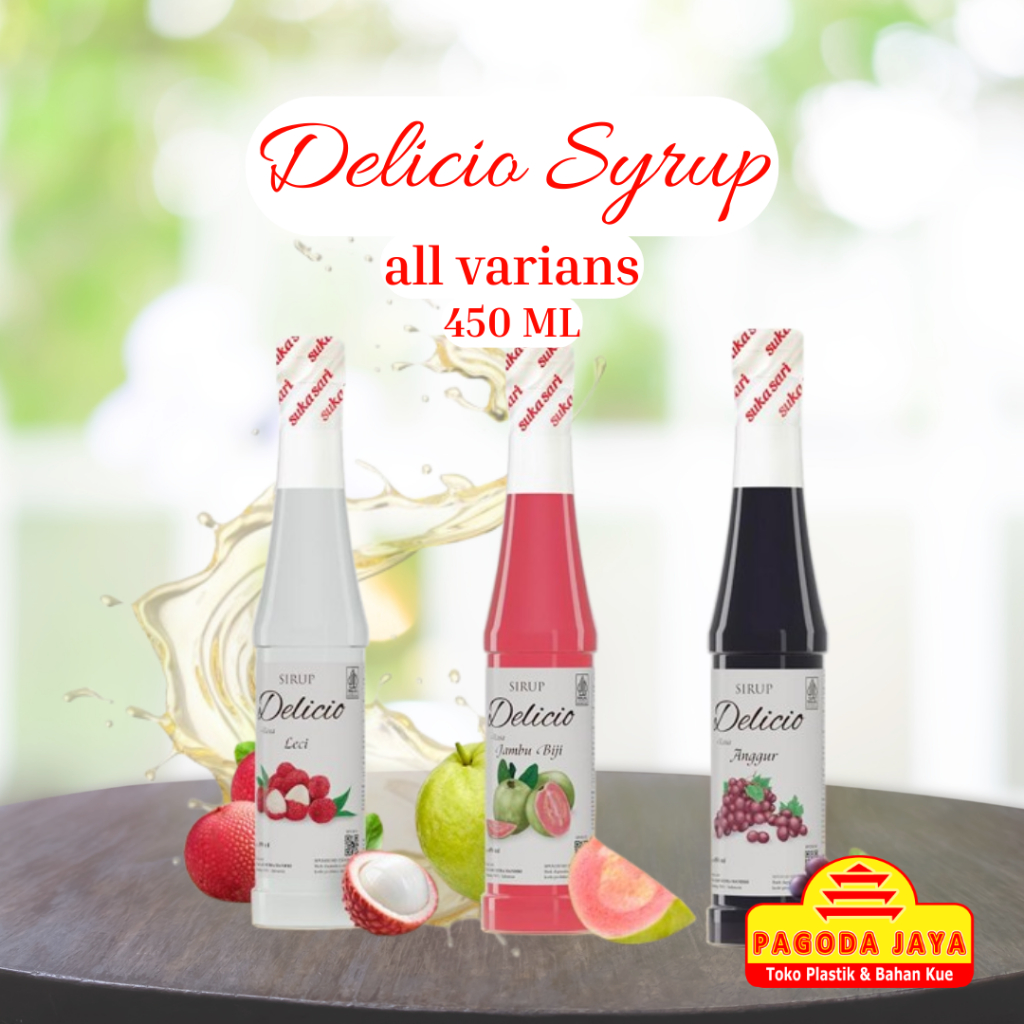 

Sirup Delicio Syrup all variants 450 ML