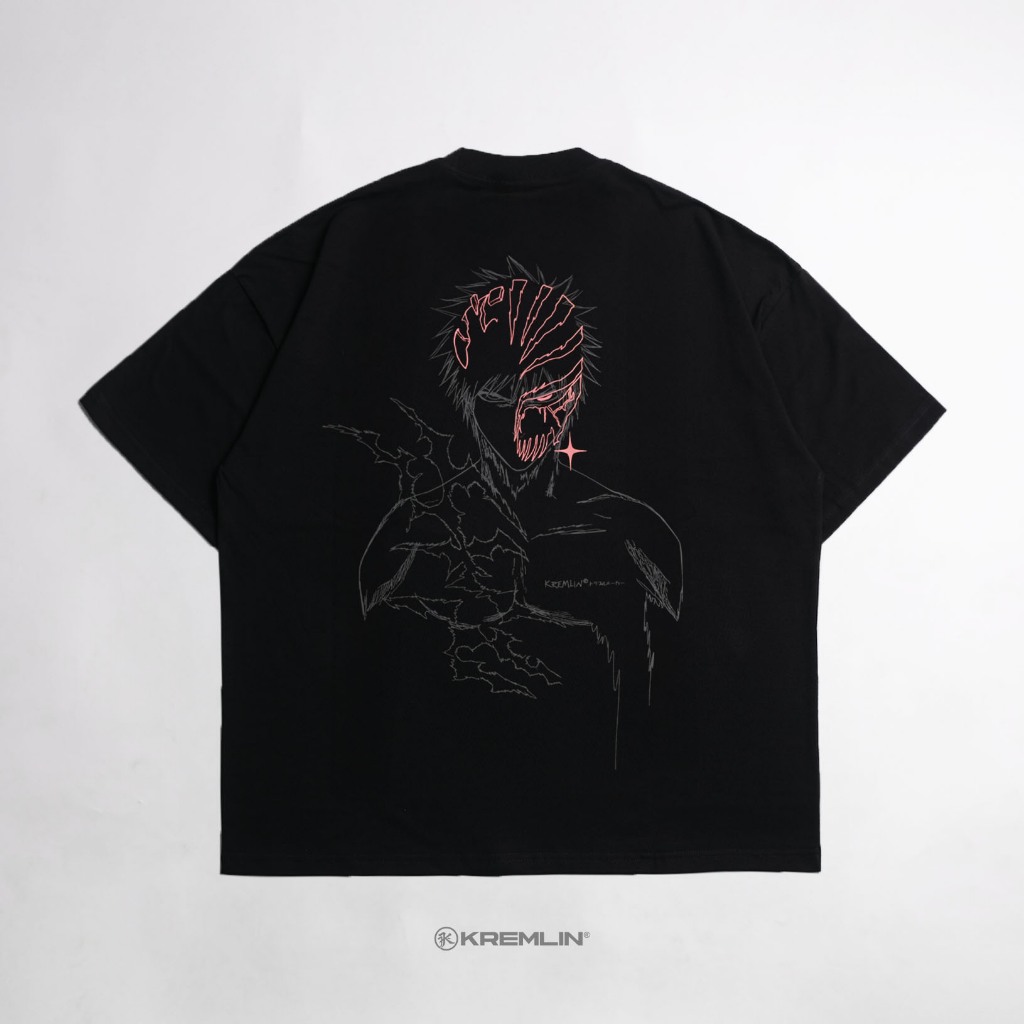 KREMLIN T-Shirt Oversized Puff Relaxed Fit Black - Hollow