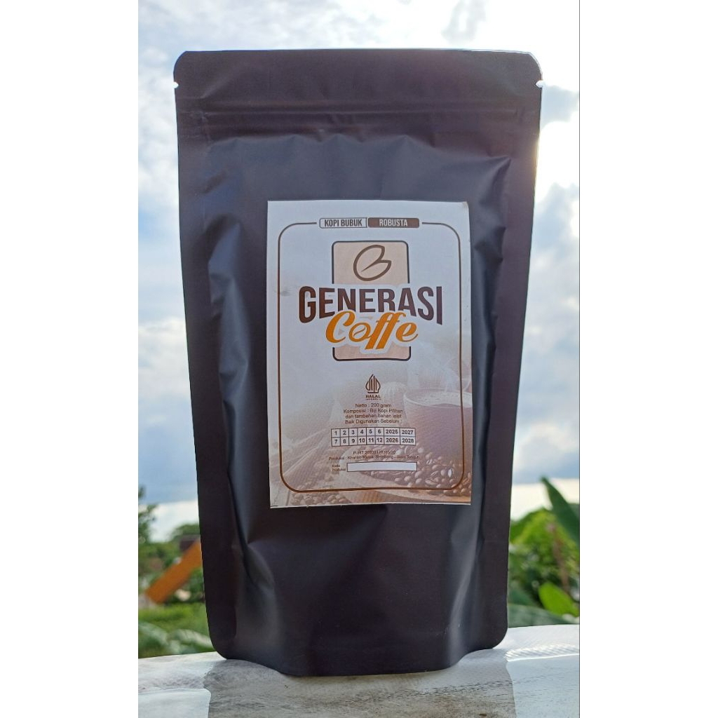 

Generasi Coffe/ Kopi Generasi 200 Gr Standing Pouch