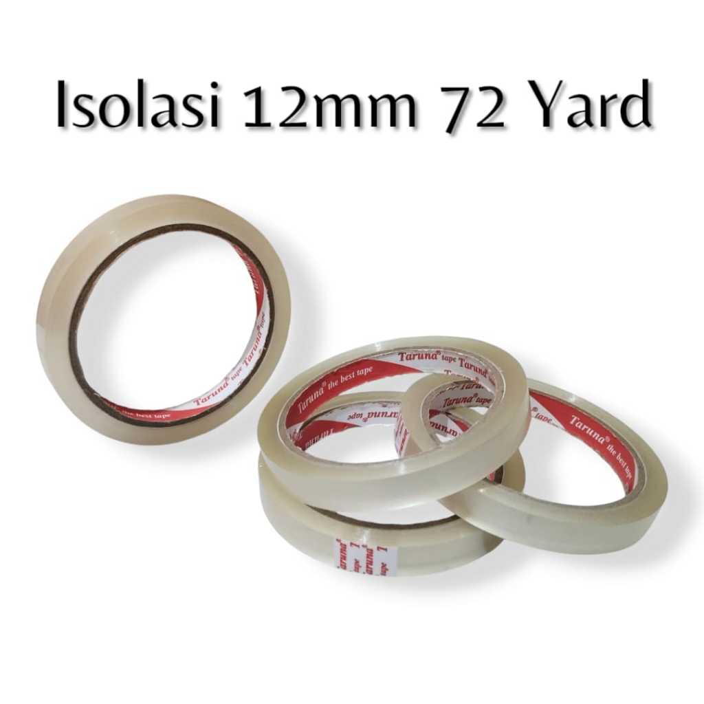 

AS888 - Solatip / Lakban Bening Pluto Tape 12 MM x 72 Yard