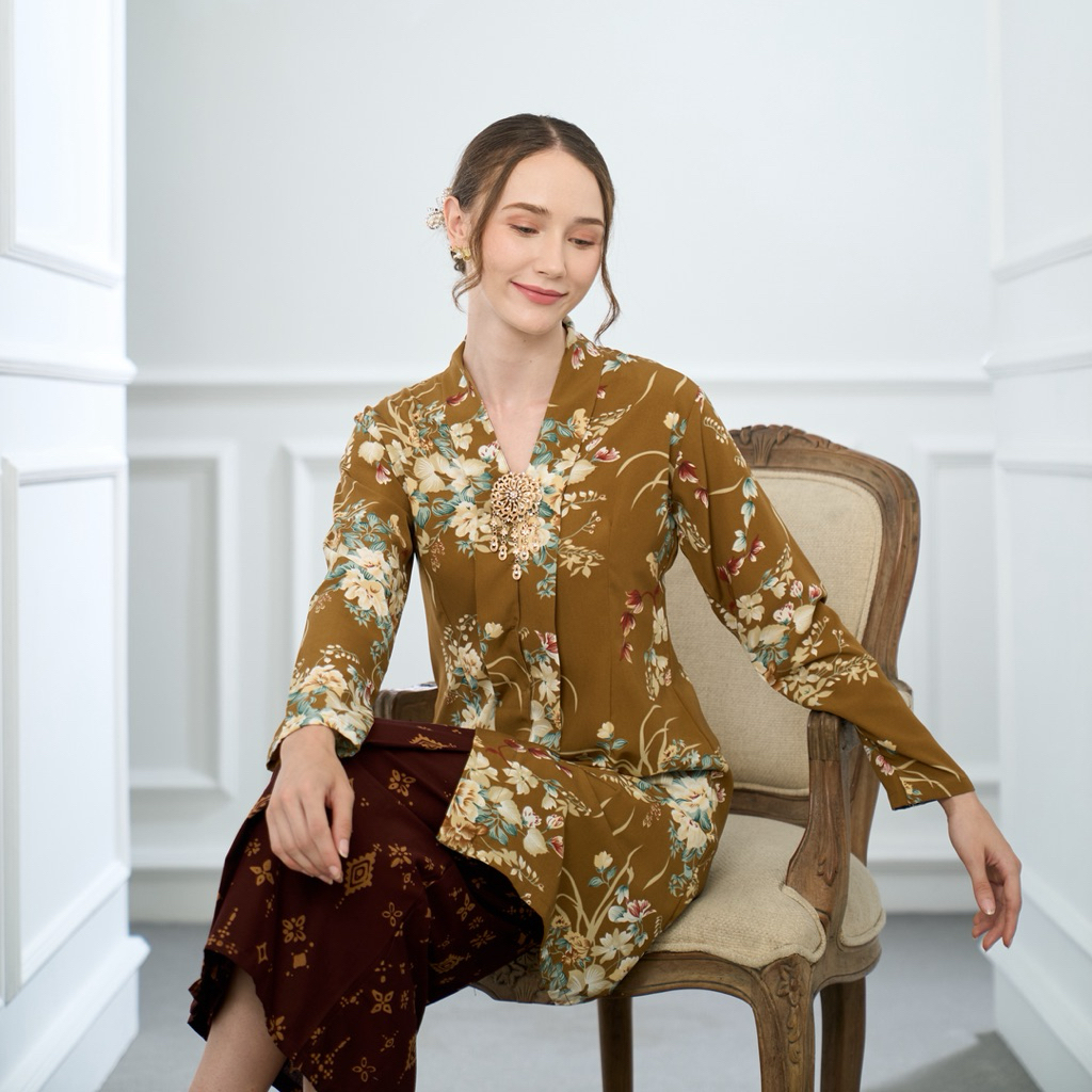 Kebaya Kartini Tunik Mustard