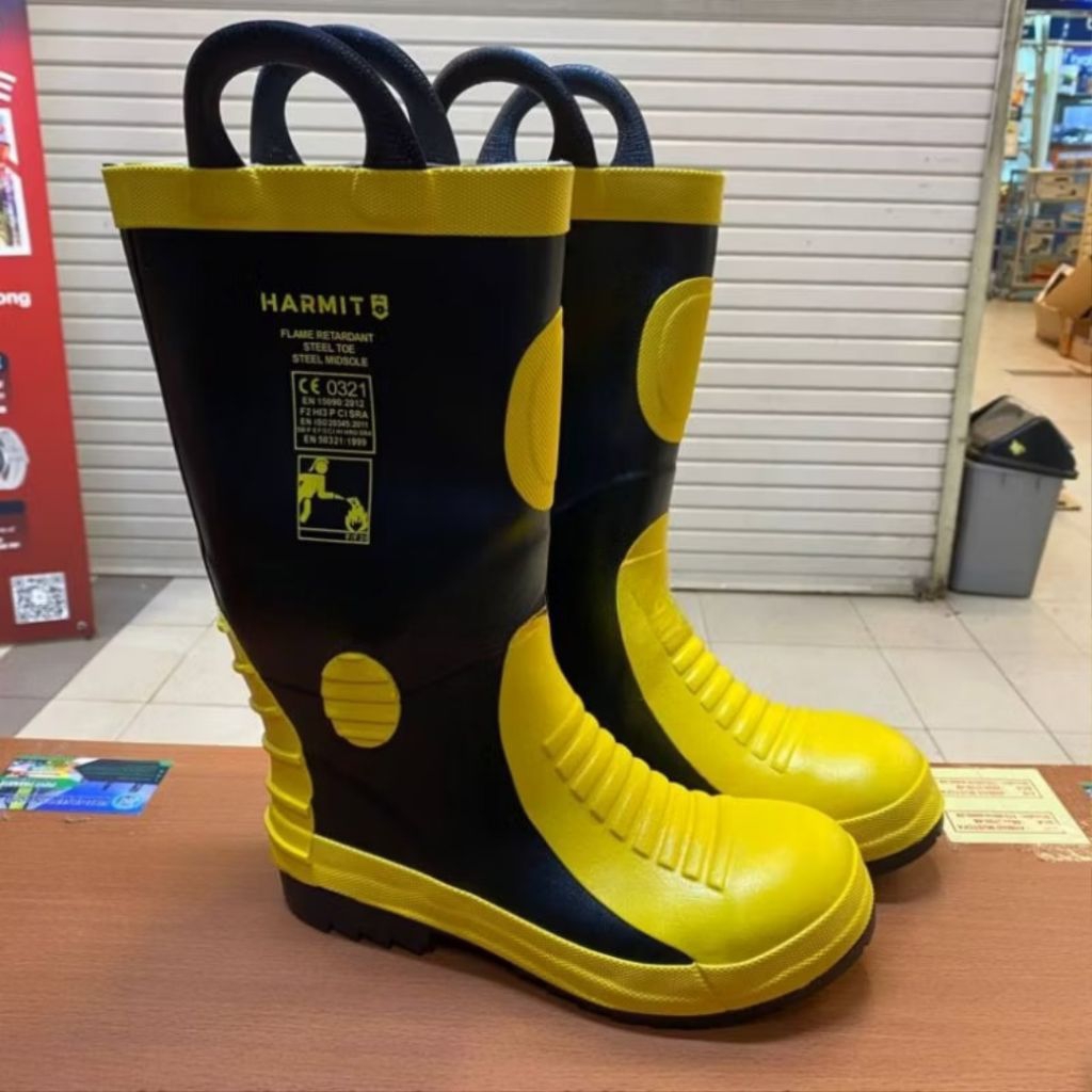 Sepatu Safety Pemadam Kebakaran Harmit - Sepatu Pemadam Kebakaran Harmit Original