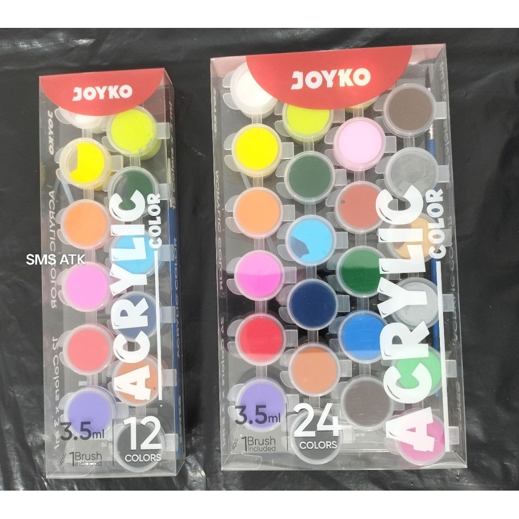 

Cat Acrylic Joyko 12/24 warna