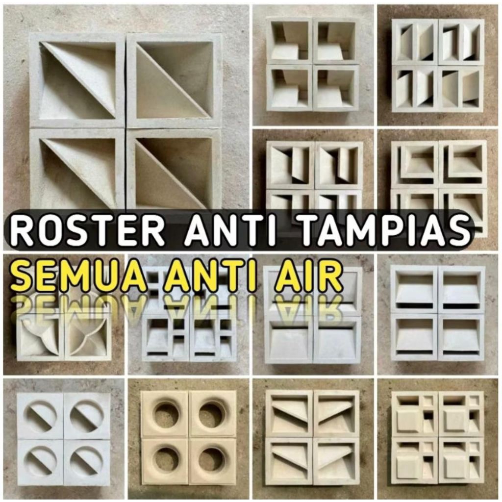 ROSTER BETON MINIMALIS / roster beton anti tampias / roster modern / roster beton terbaru