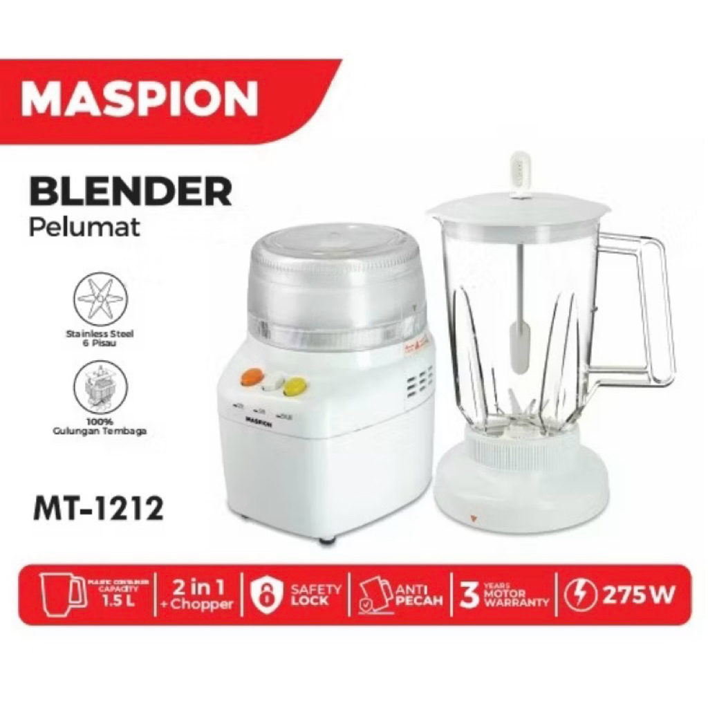 Chopper and blender maspion
