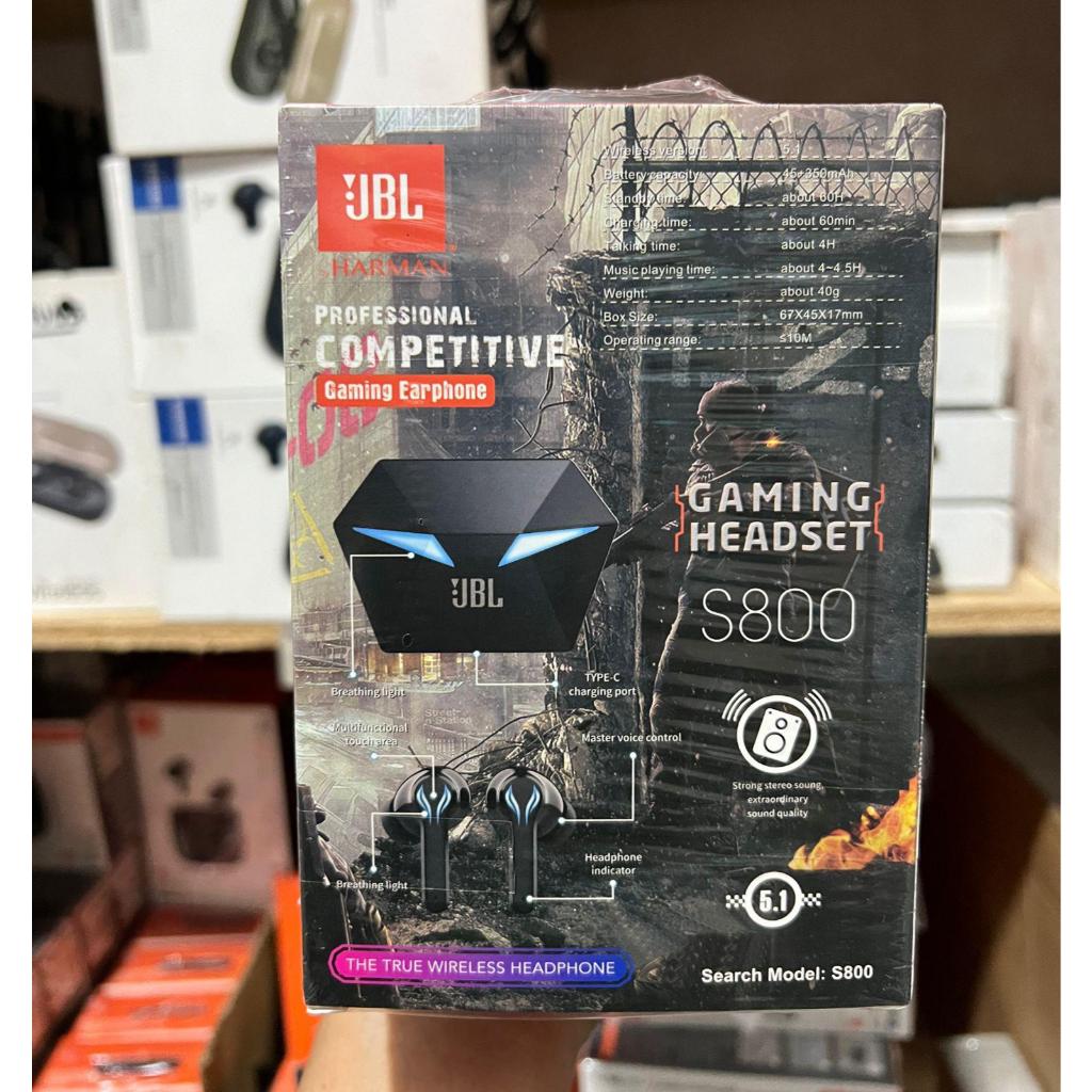 [ Smart ]  Hf Bluetooth TWS Gaming JBL S800 / Hensed Bluetooth bahan bagus