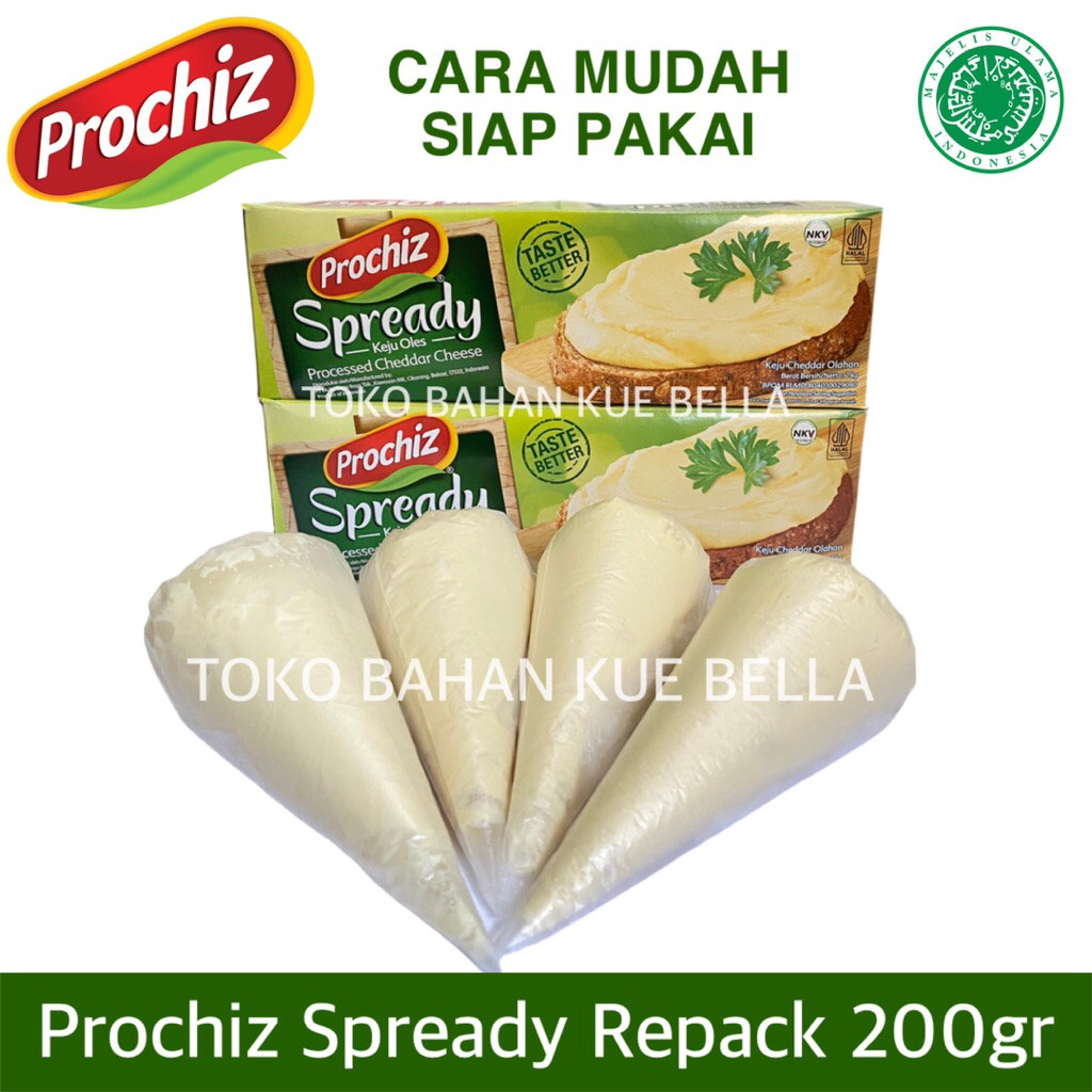 

Prochiz SPREADY KERUCUT 200gr (REPACK) Selai Keju