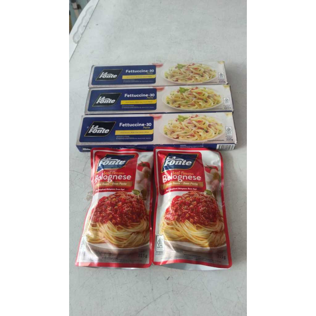 

La Fonte Spaghetti//Pasta Spaghetti/Spaghetti Bolognese//Saus Pasta Bolognese//Saus Spaghetti