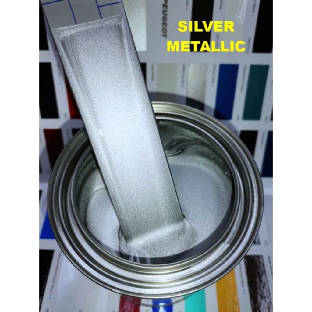 CAT DUCO Mobil DAN MOTOR WARNA SILVER METALIC CAT DASARAN CANDY TONE SILVER METALIK