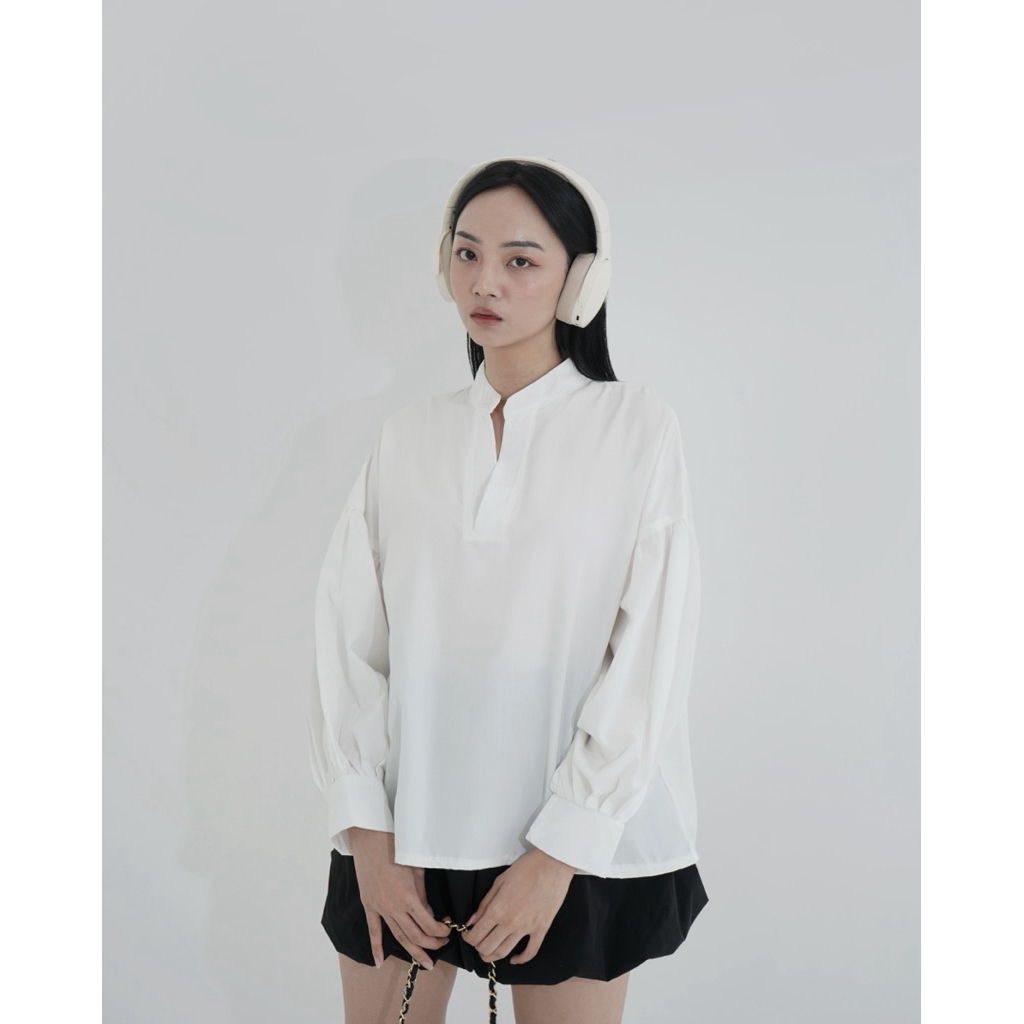 Baju atasan wanita lengan balon