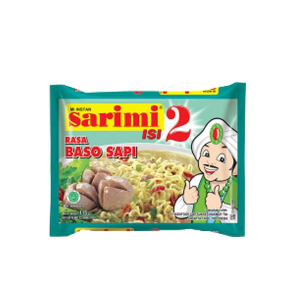 

SARIMI Mie Instan Baso Sapi Isi 2 – Porsi Jumbo, Rasa Mantap! (115g)