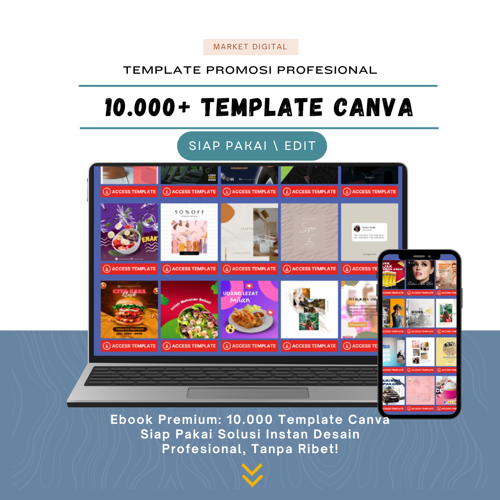 ULTIMATE 10,000+ Canva Template Bundle PLR 2025- PAKET TEMPLATE 10.000+ CANVA TERBAIK