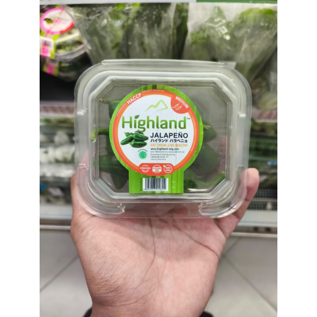 

Highland Cabai jalapeno super premium fresh 150 gram