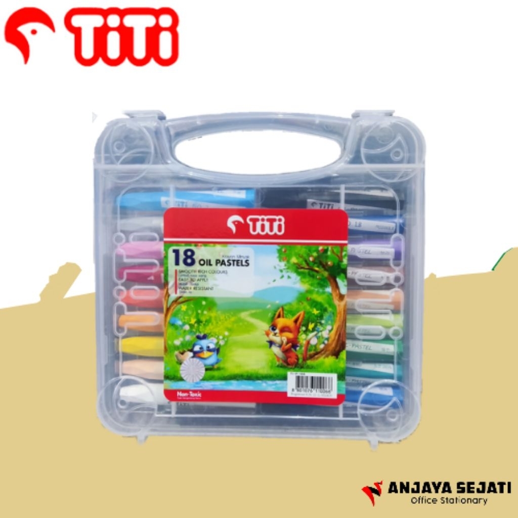 

Crayon TiTi 18 Warna | Oil Pastel