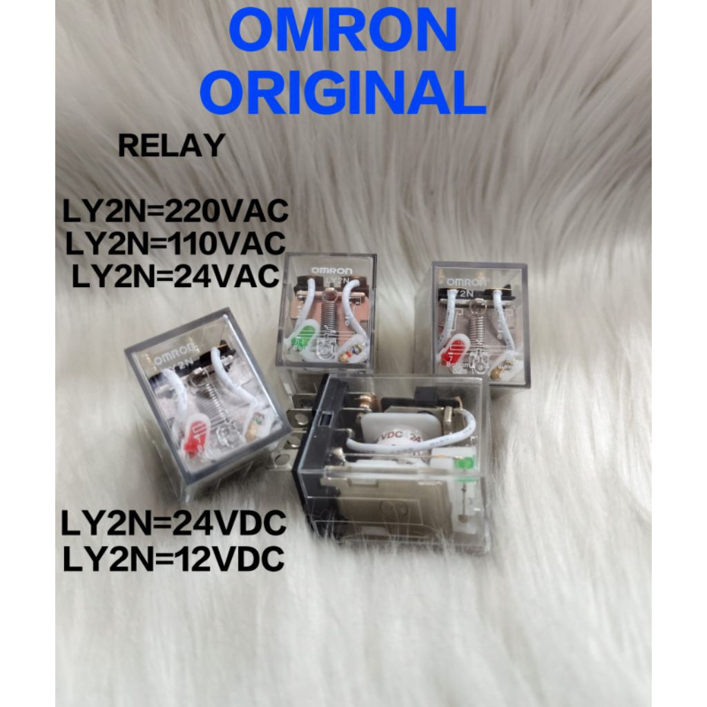 Relay Omron Original ly2n 220vac 20a 8pin/kaki/relay original