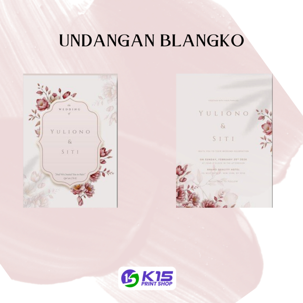 

Undangan Blangko | Undangan Praktis, Tetap Berkelas | Solusi Undangan Murah & Cepat