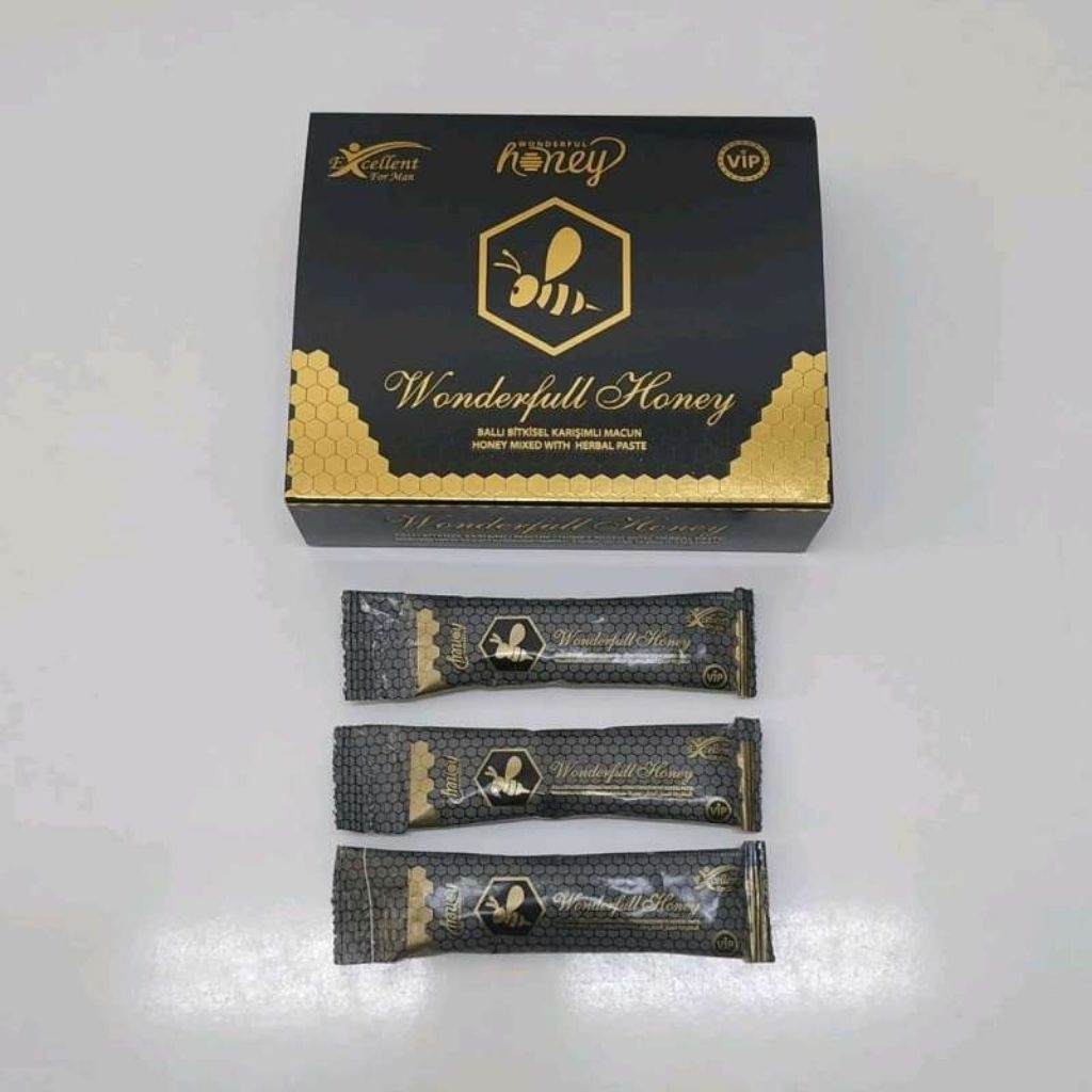 

Madu Honey Wonderful VIP Excellent For Men Turki Original Terlaris Murah-Madu Turki-Madu Sachet-Macun Epimedyumlu Honey-Macun Turki-Macun Turki Themra-Madu Cinta Turki-Madu Turkiye Kemasan Sachet 15gram