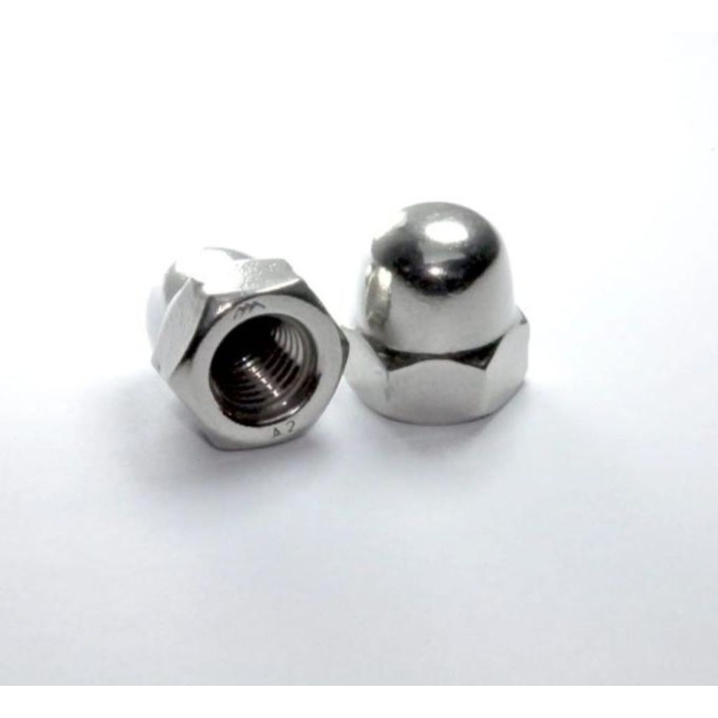 Mur Topi M12 Stainless Steel 304 Cap Nut Untuk Baut 12mm Mur Tutup