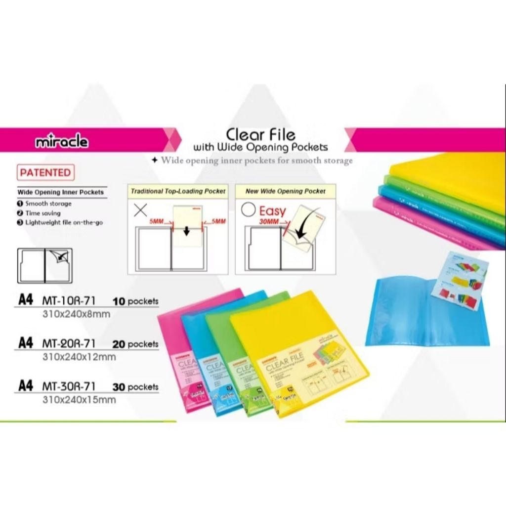 

CLEAR HOLDER A4 SHEET TRANSPARANT