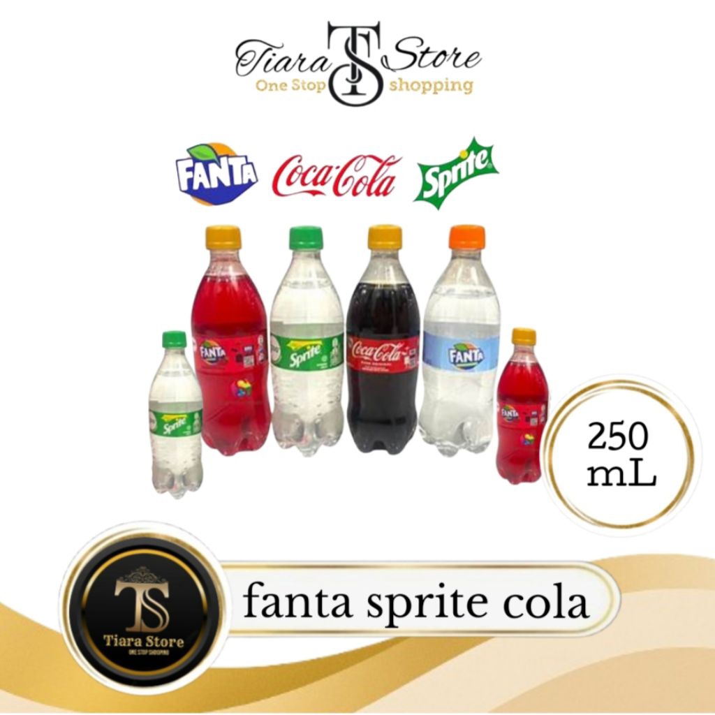 

FANTA | COCA COLA | SPRITE | BOTOL 250ML