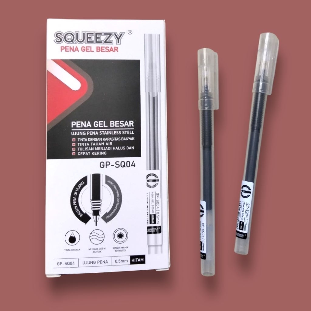 

Pen Gel Squeezy GP-SQ04 (Isi 12 pcs)