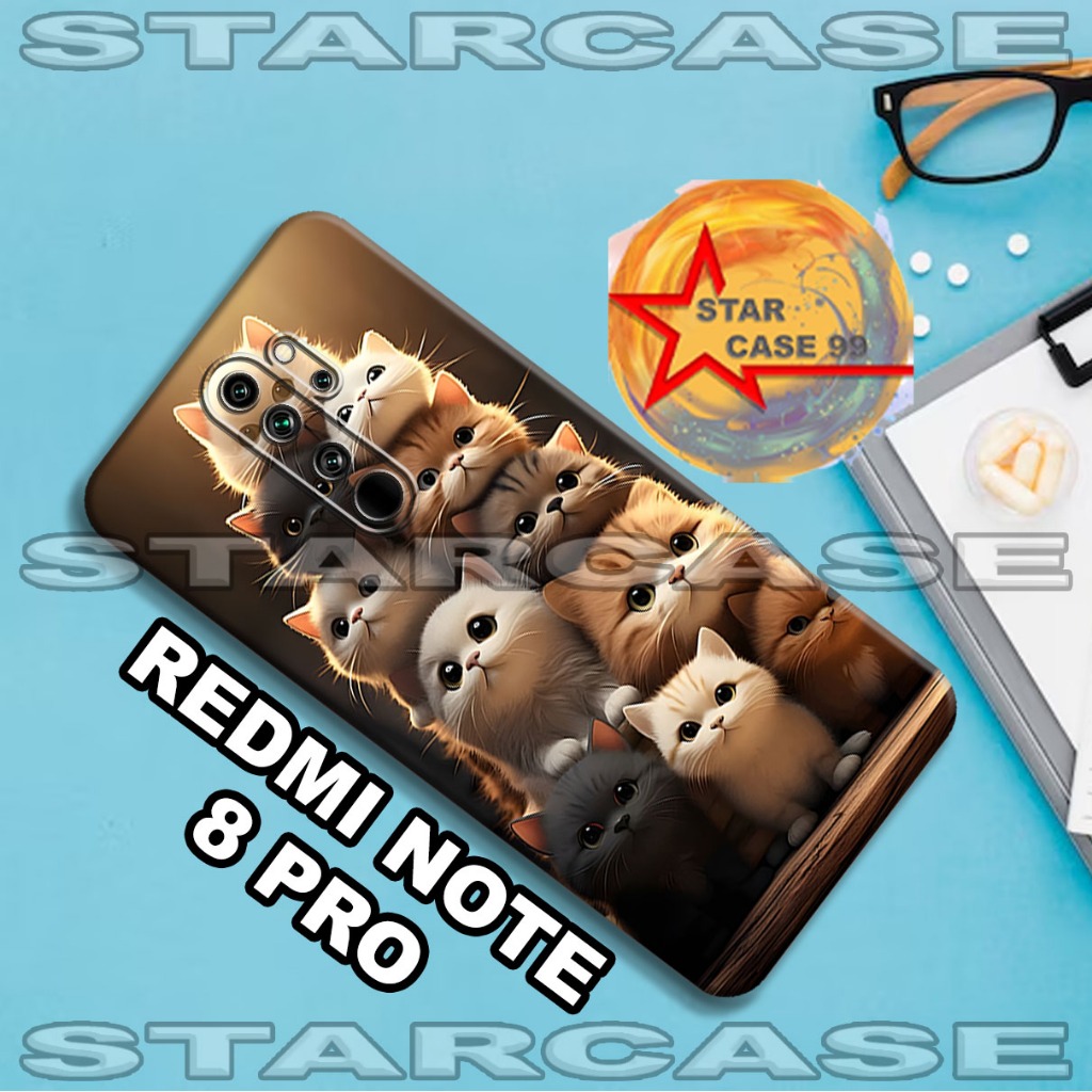Softcase karet redmi note 8 pro/S8/Motif /case redmi note 8 pro/casing redmi note 8 pro