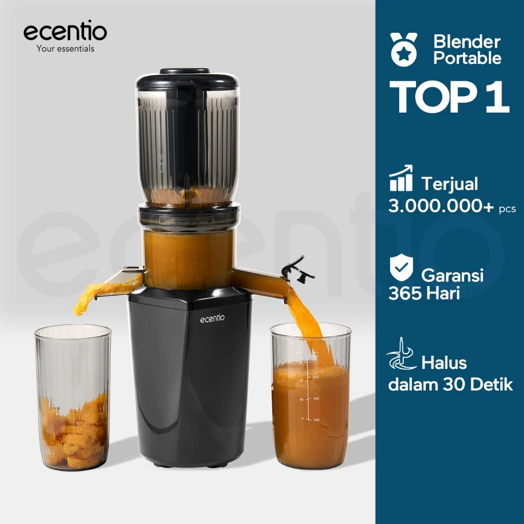 ecentio slow juicer portable 103mm caliber
