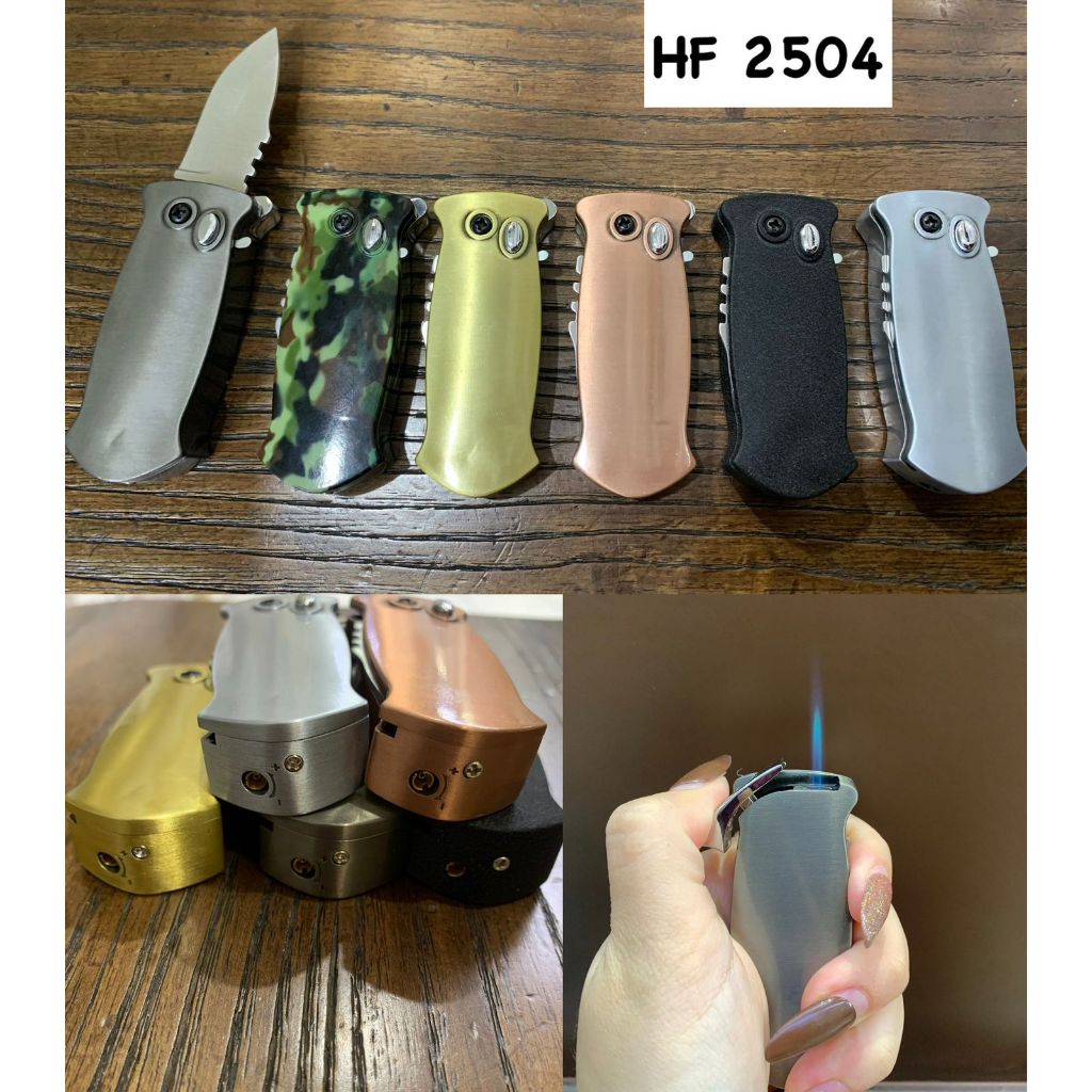 Jual Korek Api HF-2504 2 In 1 Pisau Lipat Mini