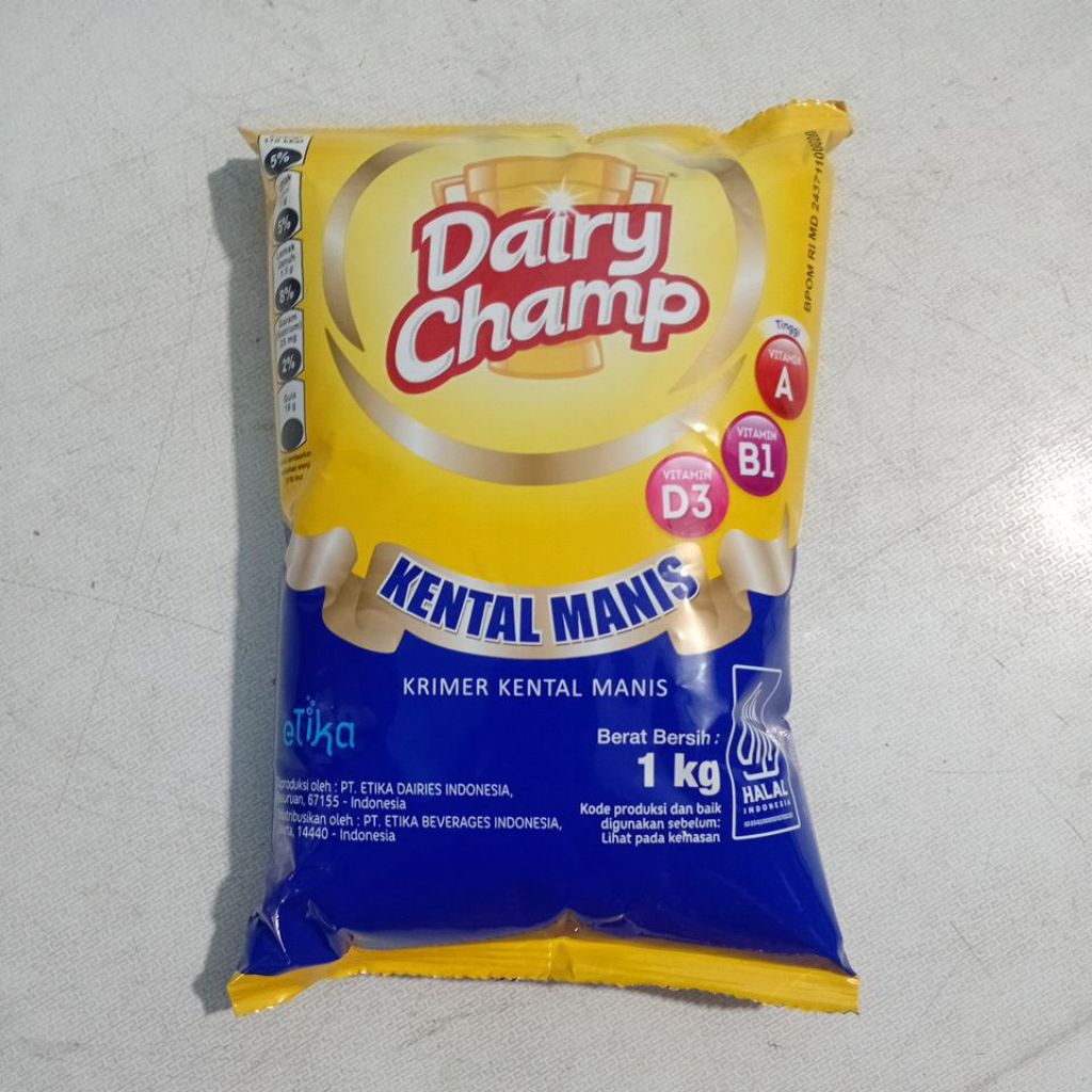 

Dairy Champ Krimer Kental Manis Kemasan 1kg