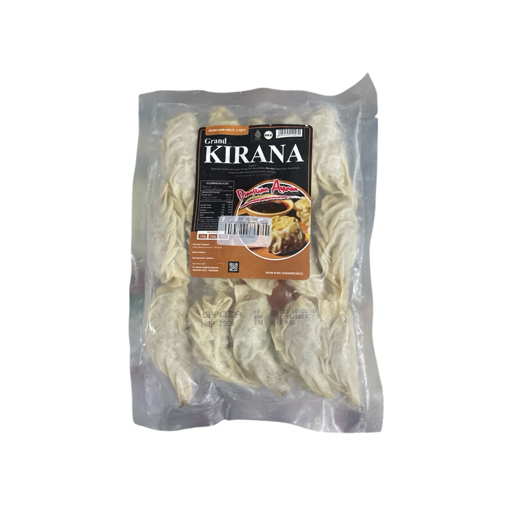 

KIRANA GYOZA PREMIUM 250 GR (15 TUSUK)