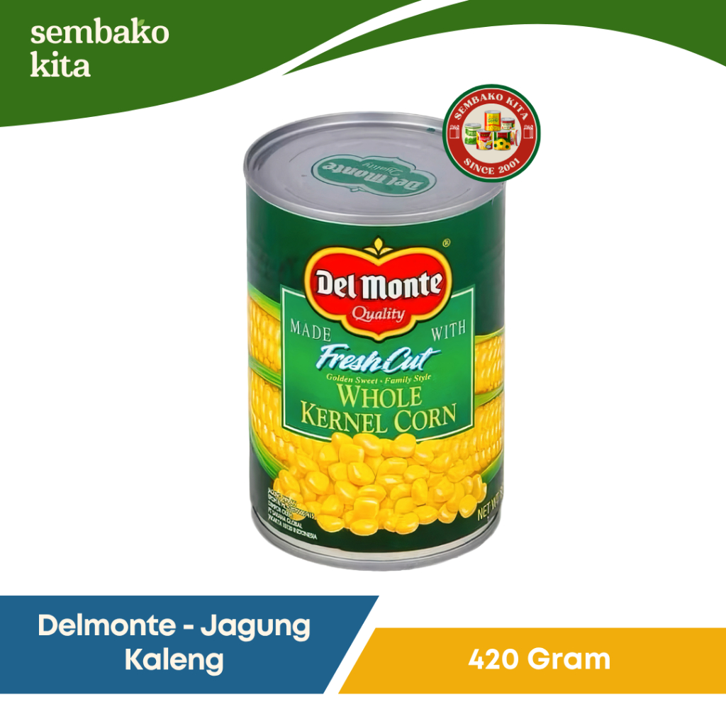 

Del Monte – Jagung Kaleng / Fresh Cut Whole Kernel Corn 420g