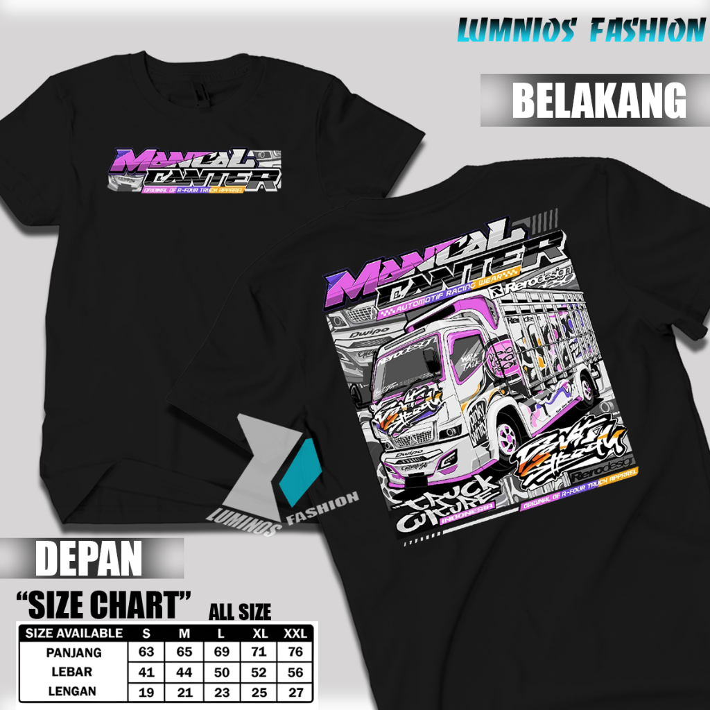 KAOS MANCAL CANTER RFR041 KAOS TRUK KAOS TRUK DEWASA KAOS TRUK OLENG BISA COD 2025