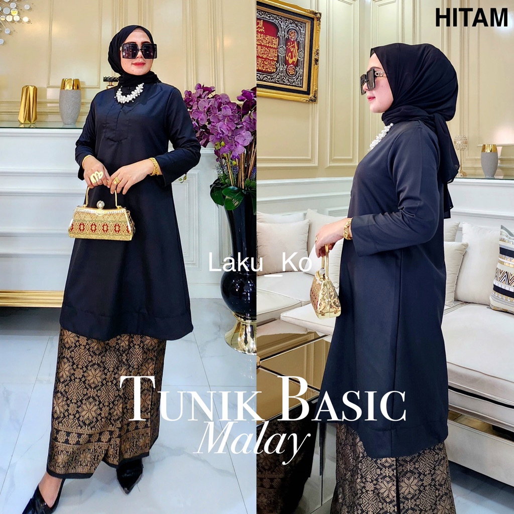Set Tunik Polos // Atasan Tunik // Tunik Polos // Baju Kurung // Baju basiba // Tunik Toyobo // Tuni