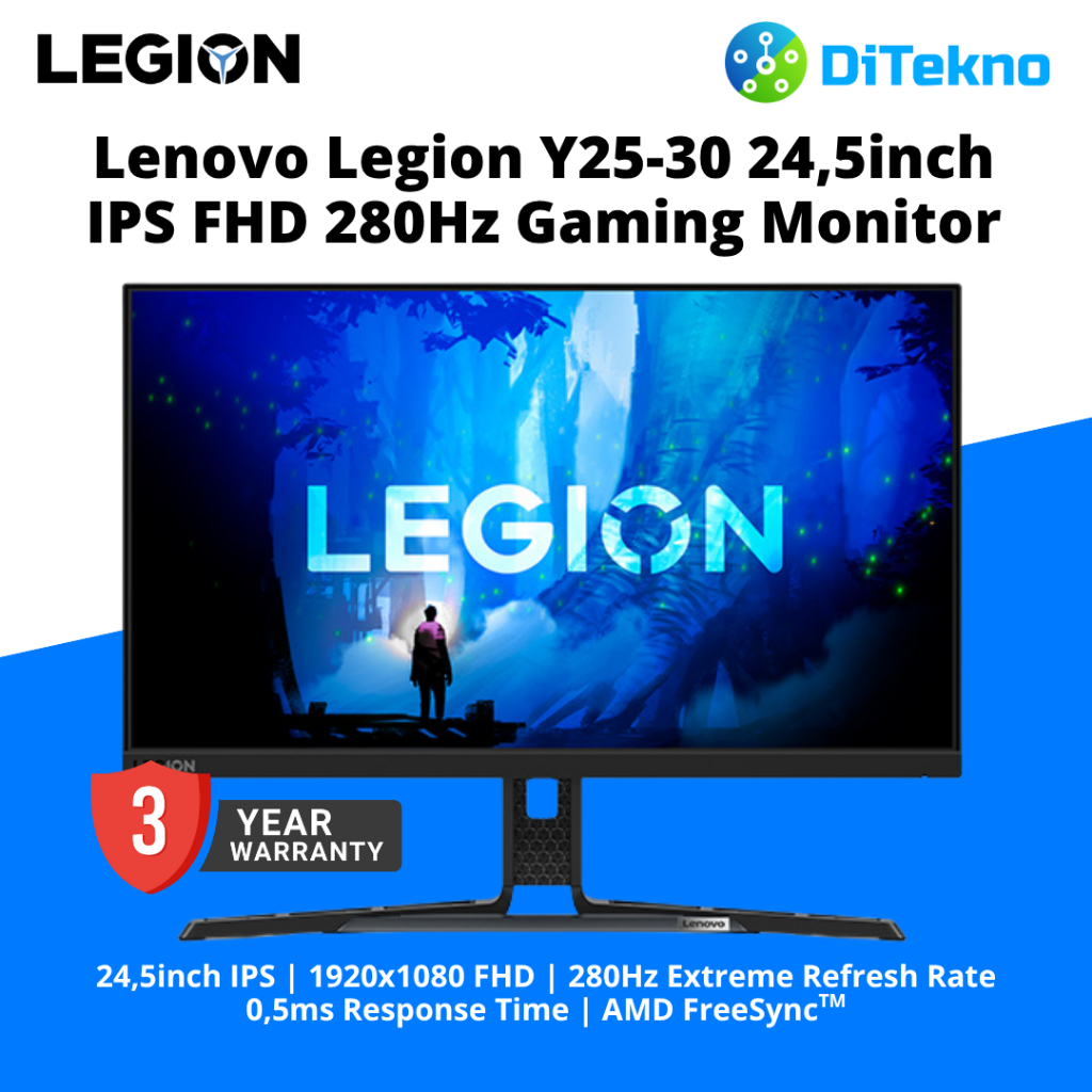 Lenovo Legion Y25-30 24 inch FHD 280Hz Monitor Gaming