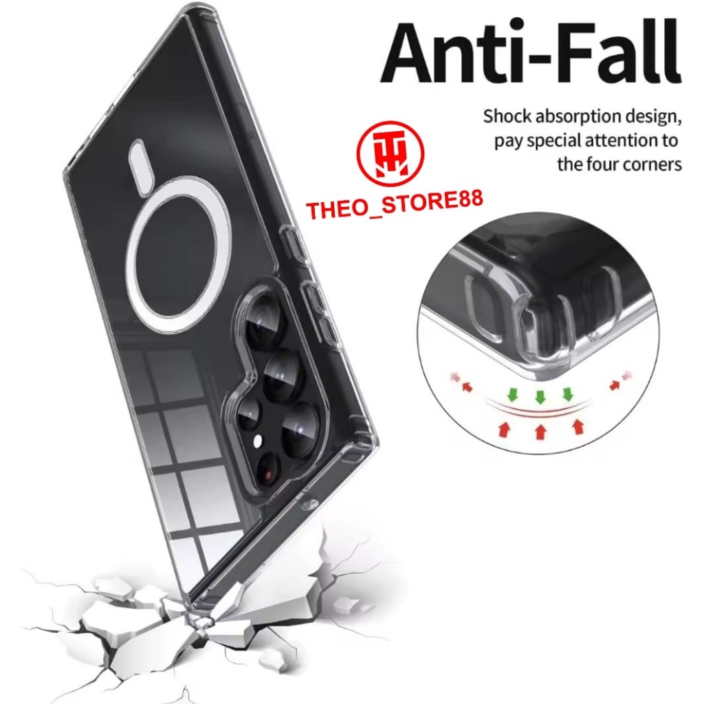 CASE SAMSUNG CLEAR MAGSAFE BENING CASE SAMSUNG NOTE 10 SAMSUNG NOTE 10 PLUS CM-1