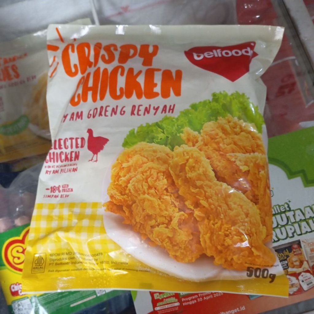 

BELFOODS Crispy Fried Chicken 500gr 500 gram Favorit Love | Ayam Goreng Renyah