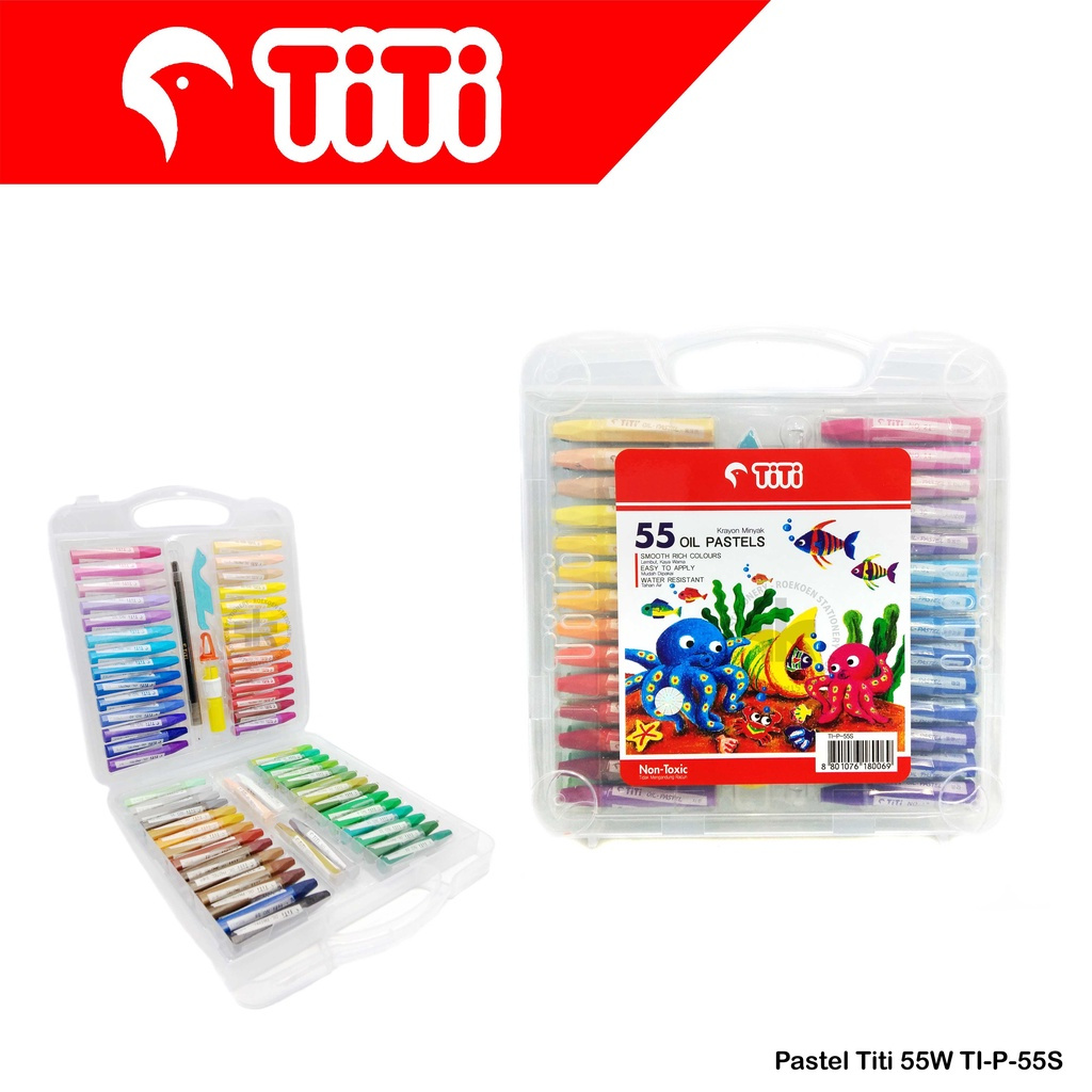 

Oil Pastel Krayon Titi isi 12, 18, 48, 55 Colors