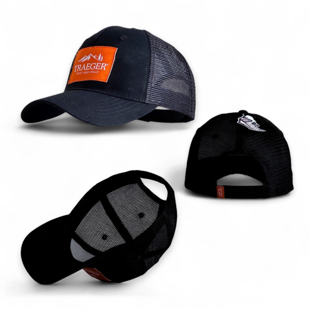 TOPI TRUCKER TRAEGER WOOD FIRED GRILLS BLACK