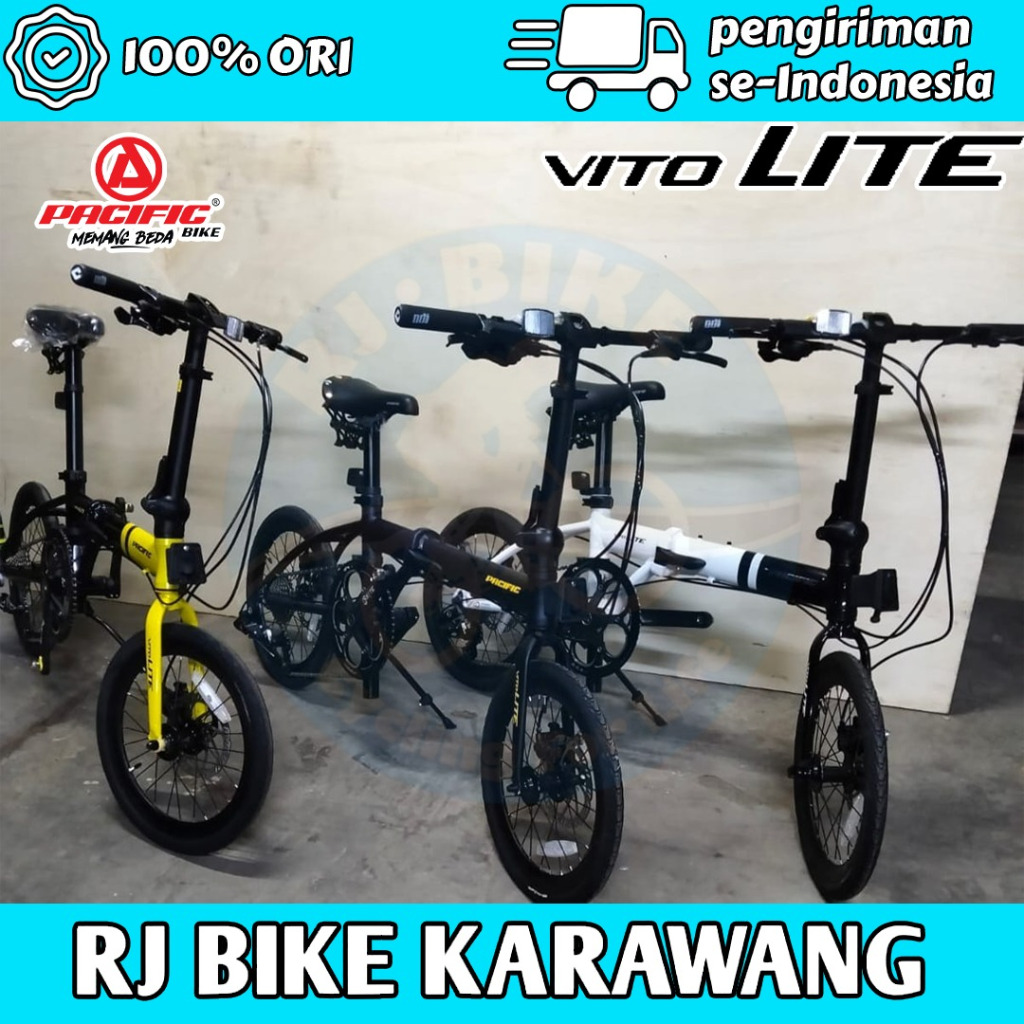 SEPEDA LIPAT 16" PACIFIC FOLDING VITO LITE FLUX 5.0 FLUX 3.0 PACIFIC VITO LITE VITO XR