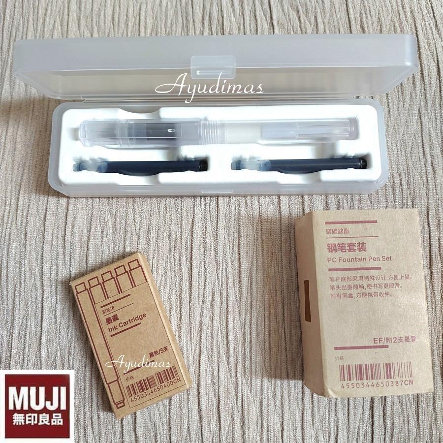 

Muji PC Fountain Pen Set - pena / Pulpen