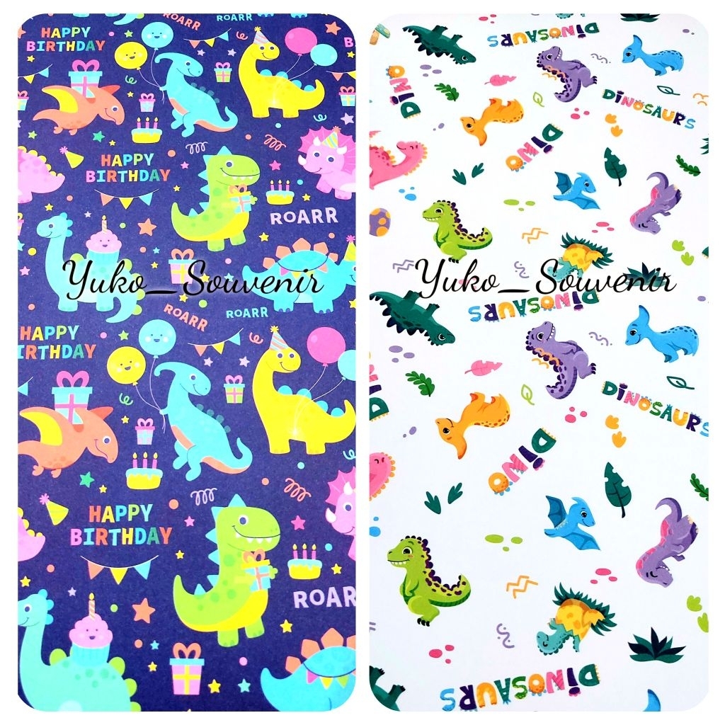 

Kertas Kado sansan wawa Doff Tebal Kertas Kado Dinosaurus Kertas Kado Dino Tebal Kertas Kado Karakter Anak Dinosaurus