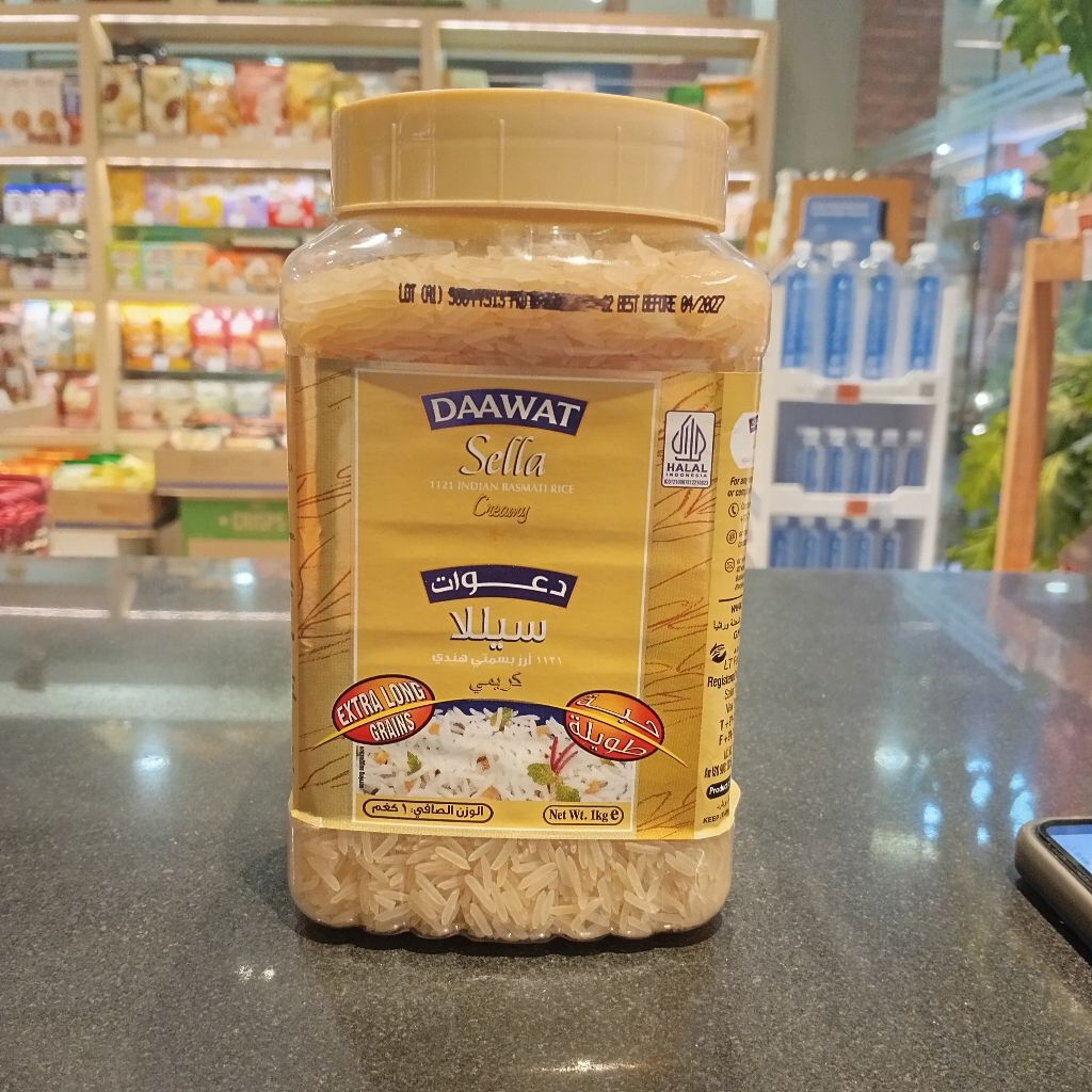 

Sella Creamy Basmati Rice by Daawat 1Kg