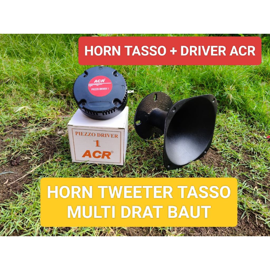 horn tweeter Tasso ukuran 15x15 box tasso bahan aluminium cor/diral bisa drat dan baut