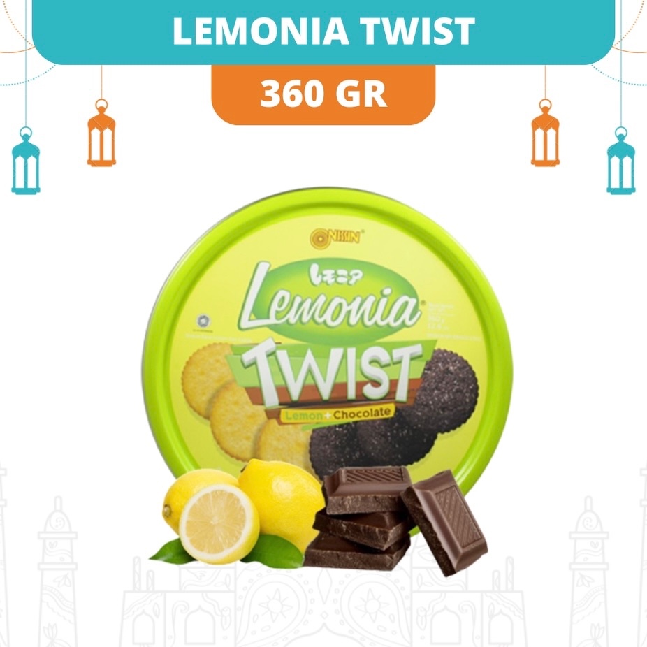 

Nissin Lemonia Twist Rasa Lemon Chocolate Coklat 360g 360gr 360gram Biskuit Kaleng