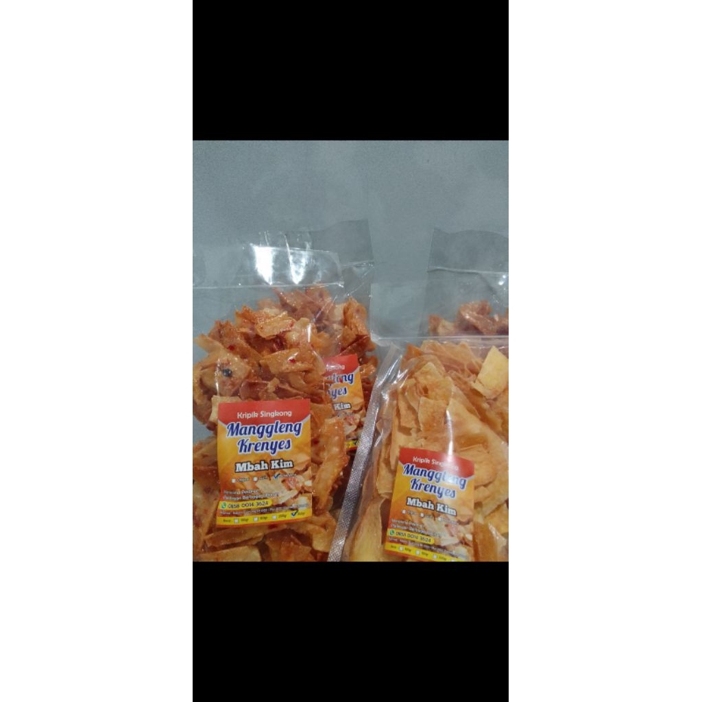 

kripik singkong pedas manis yummy ( manggleng)