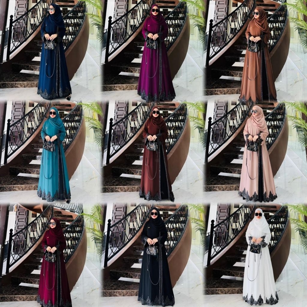 ABAYA ARAFAH SET PASHMINA