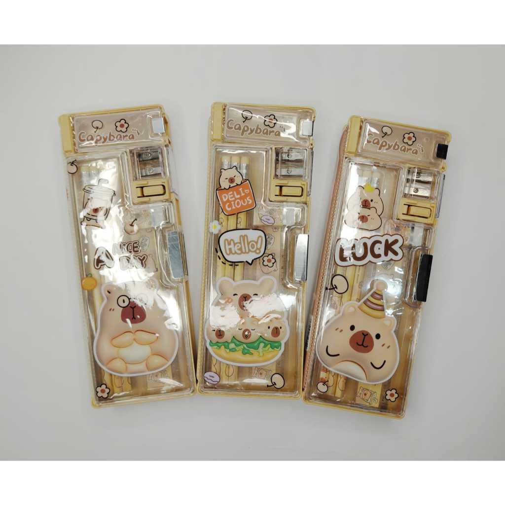 

SET KOTAK PENSIL ANAK ISI LENGKAP | Motif Capybara 3D Impor | TK SD Cewek Cowok | Kado & Perlengkapan Sekolah