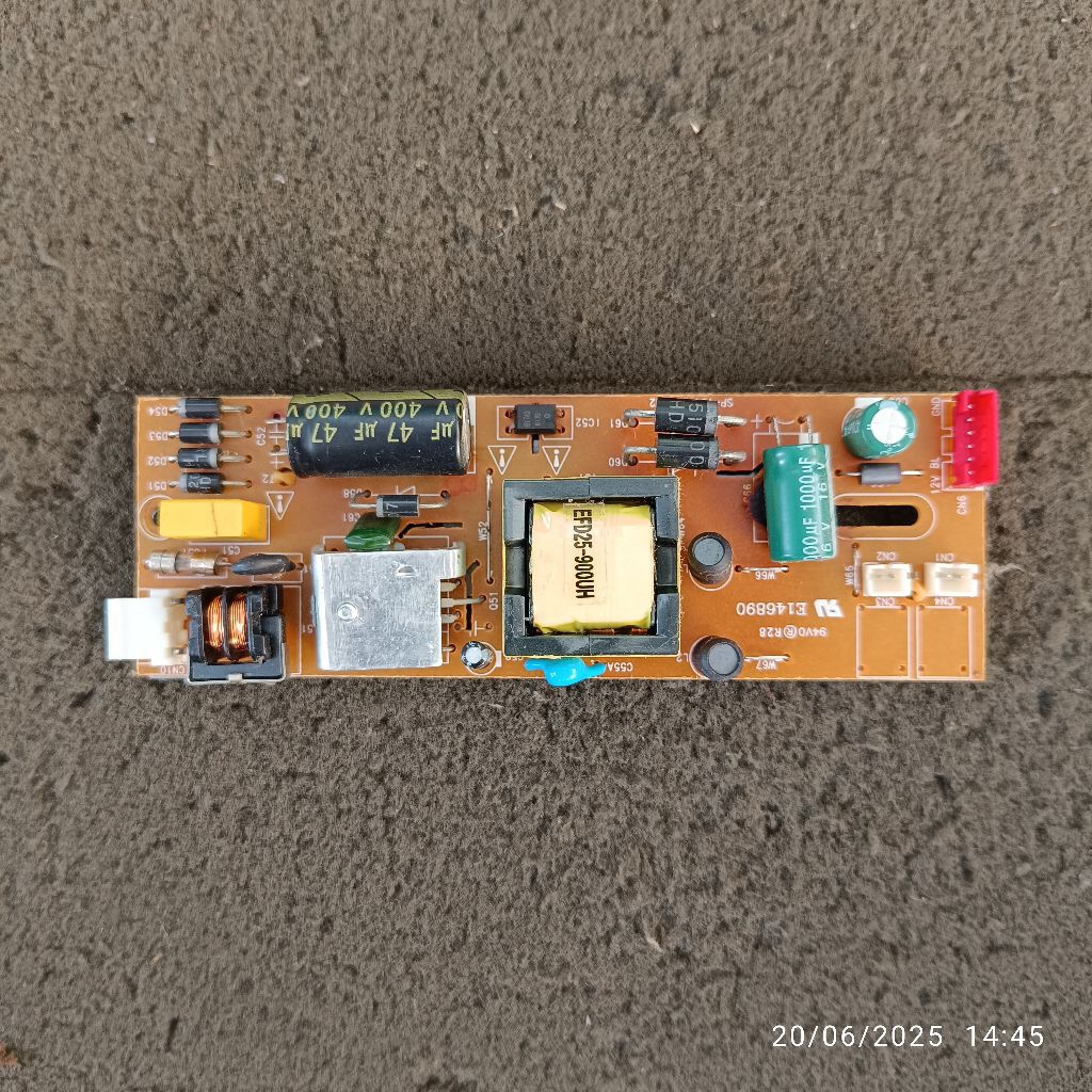 psu power suplay mesin led tv cina universal ikedo votre valid TLF -1800 ichiko S1919 dll... output 