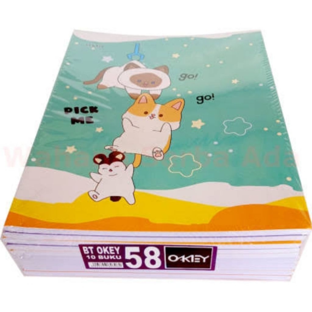 

Buku Tulis Okey 58 Lembar isi 10 buku